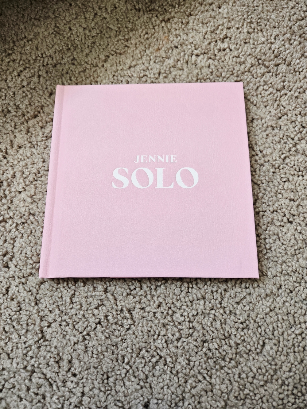 JENNIE SOLO Pink Hardcover Album